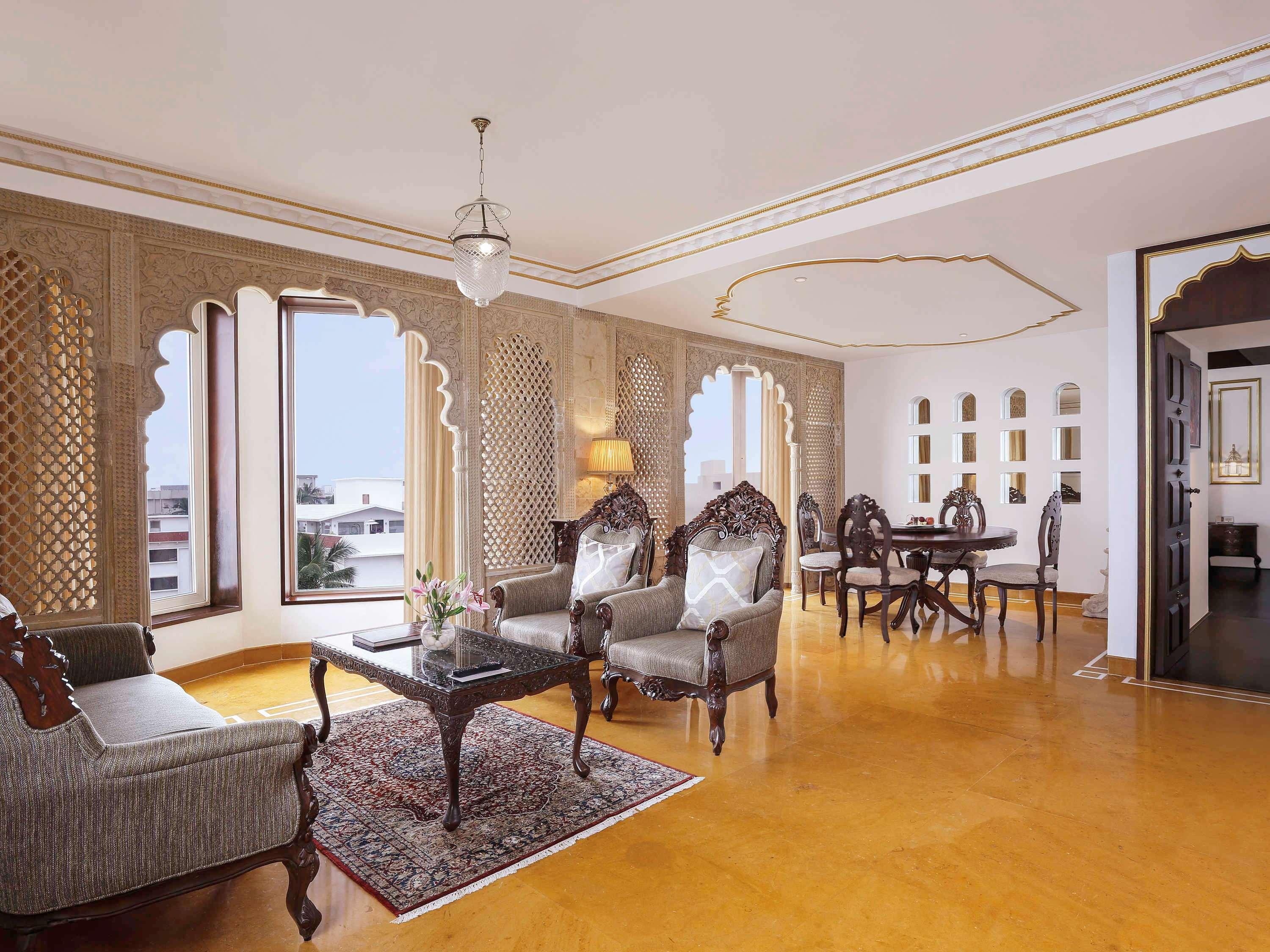 Novotel Mumbai Juhu Beach Bombaim Exterior foto A suite at the Taj Mahal Palace