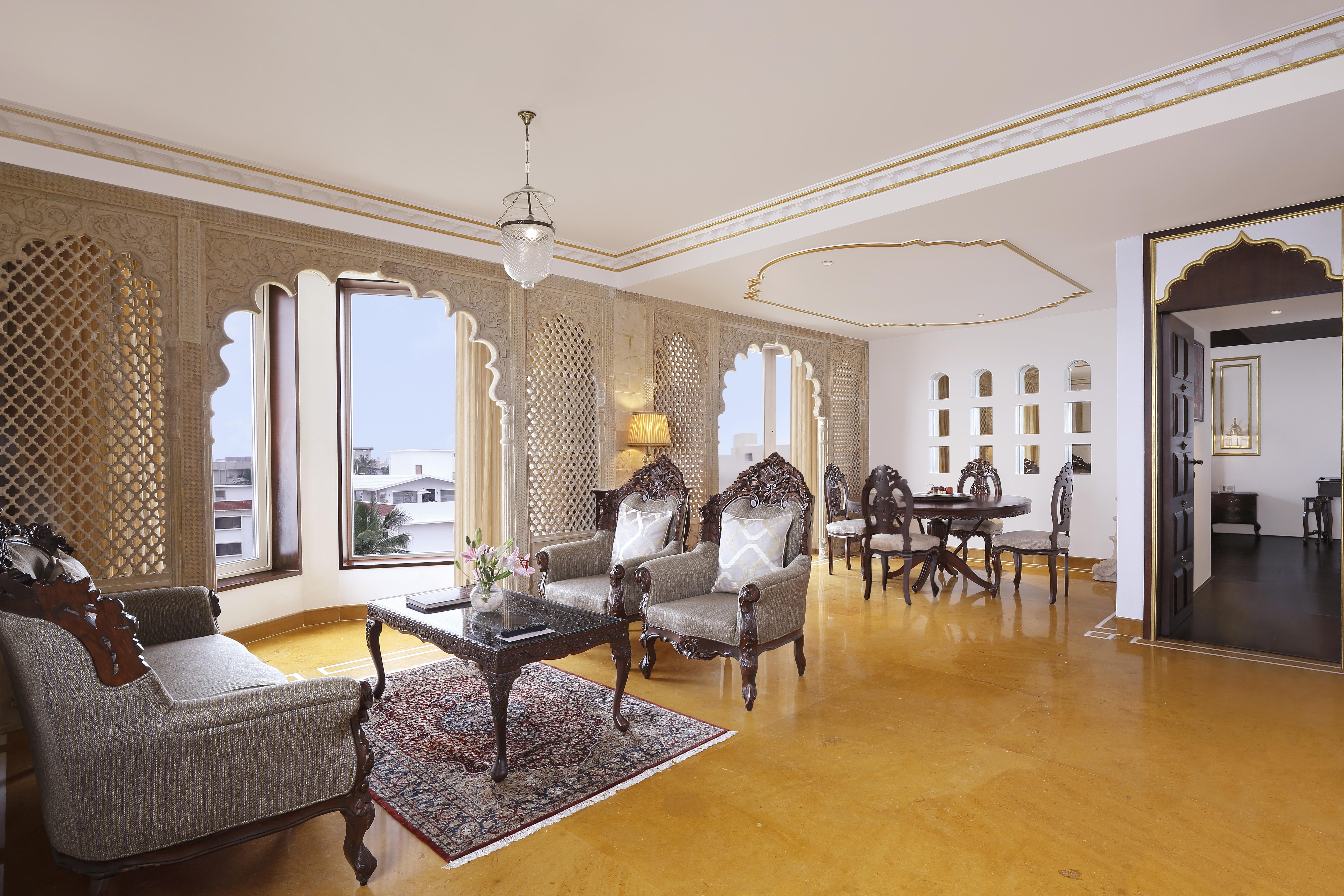 Novotel Mumbai Juhu Beach Bombaim Exterior foto A suite at the Taj Mahal Palace